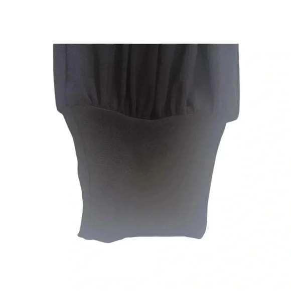 Le Chateau Sexy  One Sleeve Black Stretch Mini Dress Size Large - Picture 10 of 13